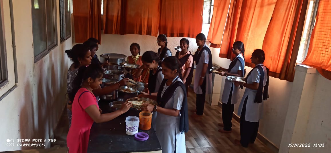 Girls Food Serving Area